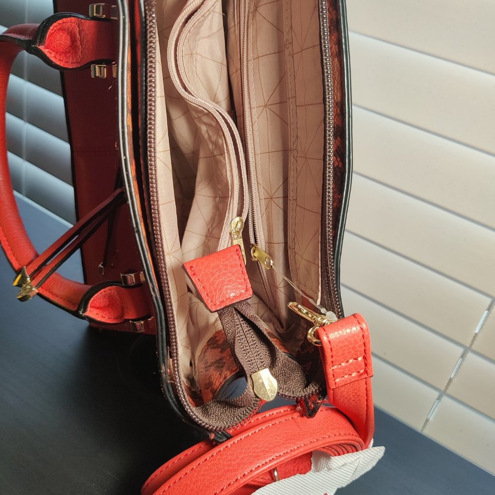 Call It Spring: Red/Orange Handbag - Picture 3 of 3